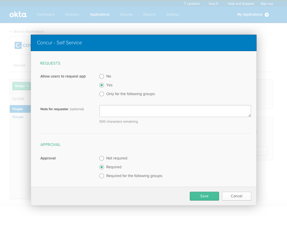 Before the dependent setting is selected
